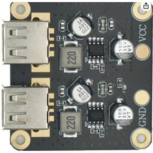 Area Iki Kanallı Hızlı Şarj Modülü 12V 24V Qc3.0 Hızlı Şarj Modülü Tek USB Cep Telefonu Şarj Kartı