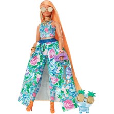 HHN14 Barbie Extra Fancy - Çiçekli Kostümlü Bebek