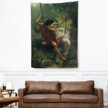 Harita Sepeti Pierre Auguste Cot'Ün Ilkbahar Adlı Duvar Örtüsü-Halısı-6355