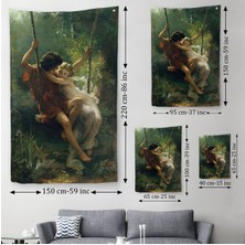 Harita Sepeti Pierre Auguste Cot'Ün Ilkbahar Adlı Duvar Örtüsü-Halısı-6355