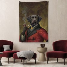 Harita Sepeti Pipo Için Köpek Duvar Örtüsü - Halısı-6032