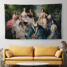 Harita Sepeti İmparatoriçe Eugenie Ve Leydileri Duvar Örtüsü-Halısı - The Empress Eugénıe-6570
