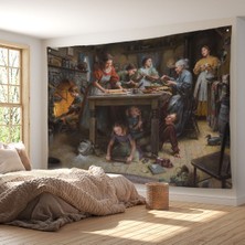 Harita Sepeti Aile Gelenekleri Duvar Örtüsü-Halısı - Morgan Weistling'S Painting Family Tradıtıons-6528