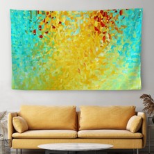 Harita Sepeti Sürreal Renkler Senfonisi Duvar Örtüsü-Halısı-6636 