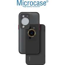 Microcase Huawei P60 Pro / P60 London Serisi Darbeye Dayanıklı Kılıf - Siyah AL3415