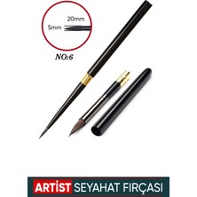 Vox Art Seyahat Tipi Suluboya Fırçası Yuvarlak Uç No :  6