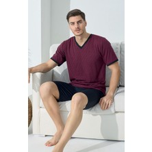 Kly Pijama Kly 9403 V Yaka Şort Pijama Takım