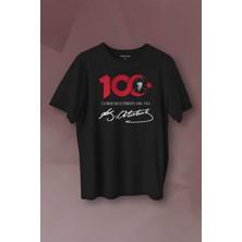 Kendim Seçtim Atatürk ve Cumhuriyetimizin 100. Yılı Özel Tasarım Baskılı Tişört Unisex T-Shirt