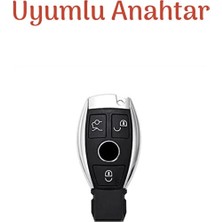 Barkas Elektronik Mercedes E Serisi C Serisi S Serisi G Serisi A Serisi B Serisi Sprinter Vito Viano Nano Anahtar Kılıfı 3 Buton Beyaz