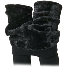 LaRosa Lingerie F.k. Içi Peluş Polar Kürklü Termal Kışlık Tayt Tekli Paket