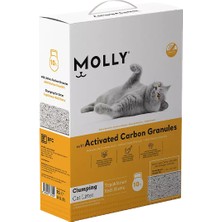 Molly Aktif Karbon Granüllü Topaklanan Kedi Kumu 10 Lt