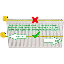 100cm Petek Üst Kanallarına Uyumlu 95cm Isı Yönlendirici *Alüminyumdur Uzayan Plastiklerden Değildir*