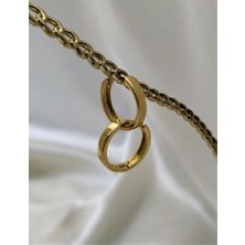 GOLD KAPLAMA 1.5 CM HALKA KÜPE VİP KÜPE-VİPKÜ92