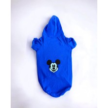 Bonanza Blue Mickey Köpek Sweatshirt  Hoodie  Orta ve Büyük Irklar Için