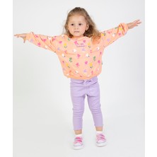 Harika Kids Kız Bebek&çocuk Iki Iplik Kumaş Orta Kalınlıkta Örme Basic Eşofman Takımı