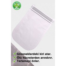 Aytan Home Hakiki Floş Ipek Banyo Kesesi, Peeling Etkili Yüz ve Vücut Lifi (Duş Hamam Seti)