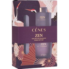 Cenes  Zen Reed Diffuser 200 ml + Candle 200 G Gift Set/ Çubuklu Oda Kokusu+Mum Hediye Seti