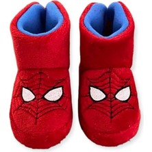 Ayz Spiderman Örümcek Adam  Erkek Çocuk Anaokulu Kreş Ev Kaydırmaz Taban Kırmızı Panduf