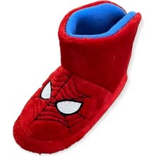 Ayz Spiderman Örümcek Adam  Erkek Çocuk Anaokulu Kreş Ev Kaydırmaz Taban Kırmızı Panduf