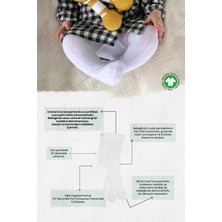 Biorganic Unisex Bebek Külotlu Çorap Beyaz