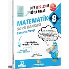 Sinan Kuzucu Yayınları 2024 LGS Matematik Soru Bankası - Matematik İlk Doz 20'li Sarmal Deneme