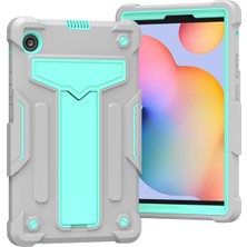 ZSHSKJ For Huawei Matepad T8 T-Shaped Bracket Contrast Color Shockproof Pc + Silicone Protective Case (Yurt Dışından)