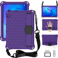 ZSHSKJ For Huawei Mediapad T3 10 Honeycomb Design Eva + Pc Material Four Corner Anti Falling Flat Protective Shl With Strap (Yurt Dışından)