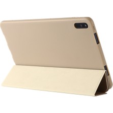 Gebei For Huawei Matepad 11 (2021) Gebeı Shockproof Horizontal Flip Leather Case With Three-Folding Holder (Yurt Dışından)