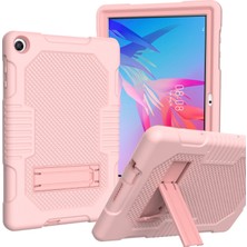 ZSHSKJ For Huawei Matepad T10 Contrast Color Robot Shockproof Silicone + Pc Protective Case With Holder (Yurt Dışından)