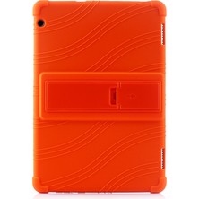 ZSHSKJ Tablet Pc Silicone Protective Case With Invisible Bracket For Huawei Mediapad T5 (Yurt Dışından)