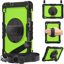 ZSHSKJ For Huawei Mediapad T5 Shockproof Colorful Silicone + Pc Protective Case With Holder & Shoulder Strap & Hand Strap (Yurt Dışından)