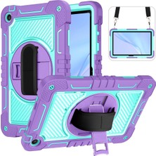 ZSHSKJ 360 Degree Rotation Pc Contrast Silicone Tablet Case For Huawei Matepad Se 10.4 (Yurt Dışından)