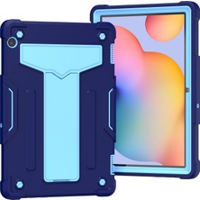 ZSHSKJ For Huawei Mediapad T5 T-Shaped Bracket Contrast Color Shockproof Pc + Silicone Protective Case (Yurt Dışından)