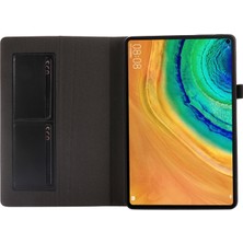 ZSHSKJ Huawei Onur V6 / Matepad 10.4 Inç Çılgın At Doku Yatay Çevirme Deri Kılıf 2 Katlı Tutucu ve Kart Yuvası ile (Yurt Dışından)