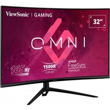 Viewsonic 31.5 Vıewsonıc VX3218-PC-MHDJ 1ms 165MHZ 1xhdmı 2xdp Fhd 1920X1080 Hoparlör Çerçevesiz Flıcker-Free