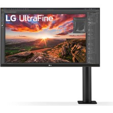 LG 27 Lg 27UN880-B IPS 5ms 60MHZ 2xhdmı 1xdp Usb-C UHD 4K 3840X2160 Hoparlör Vesa Pıvot Sıyah