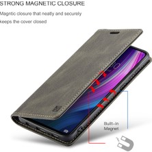 Eabhulie Xiaomi Redmi Note 8 Pro Için Vinil Deri Kapak Flip Cüzdan Standı Telefon Kılıfı (Yurt Dışından)