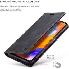 Eabhulie Xiaomi Redmi Note 11 Pro 5g/4g Için Vinil Deri Kapak Flip Cüzdan Standı Telefon Kılıfı (Yurt Dışından)