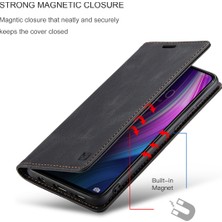 Eabhulie Xiaomi Redmi Note 8 Pro Için Vinil Deri Kapak Flip Cüzdan Standı Telefon Kılıfı (Yurt Dışından)