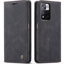 Eabhulie Xiaomi Redmi Note 11 Pro/note 11 Pro+ Için Retro Pu Deri Cüzdan Flip Standlı Telefon Kılıfı (Yurt Dışından)