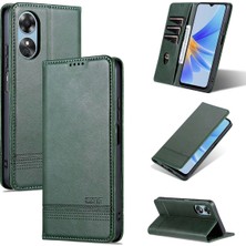 Eabhulie Oppo A17 Için Vintage Deri Cüzdan Standı Telefon Kılıfı (Yurt Dışından)