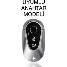 Şenyıldız Aksesuar Mercedes Benz C S Sınıf W206 W223 S350 C260 C300 S400 S450 S500  Lüks Anahtar Koruma Kılıfı