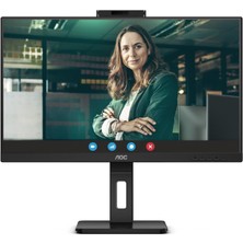 AOC 23.8 Aoc 24P3CW 1ms 100MHZ 1xhdmı 1xdp USB Type-C RJ45 Fhd 1920X1080 Webcam Hoparlör Çerçevesiz Vesa