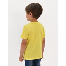 Luess Erkek Çocuk Nakış Detaylı Hakim Yaka Tshirt