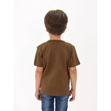 Luess Erkek Çocuk Nakış Detaylı Hakim Yaka Tshirt
