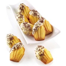 Sililomart Silikon Kek Çikolata Kalıbı SF031 Madeleines 44X34 H 10 MM