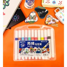 Giftmoda Kutulu 24'lü Akrilik Kalem Set