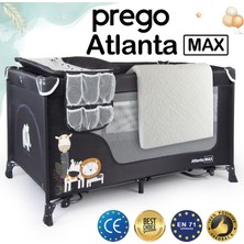 Prego Atlanta Max Alt Açma Üniteli Oyun Parkı 70 x 120 cm + Yataklı