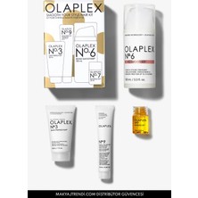 OLAPLEX Smooth Your Style Hair Kit - Saç Pürüzsüzleştirici & Onarıcı & Bağ Güçlendirici Üçlü Saç Bakım Seti