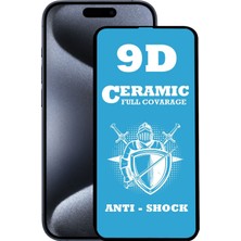 Caseart Apple iPhone 15 Pro Tam Kaplayan Seramik Nano Esnek Ekran Koruyucu Cam